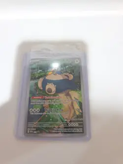 *SEALED* *STAMPED* Pokemon Center Snorlax 051 Scarlet & Violet Promo Holo Card - Image 1