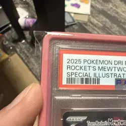 Pokemon 2025 Team Rocket's Mewtwo ex 231/182 SIR Destined Rivals GEM MINT PSA 10 - Image 2