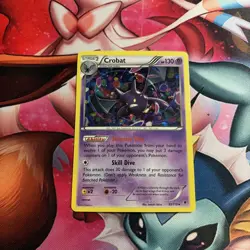 Crobat 33/119 Cosmo Holo Rare Phantom Forces Pokemon Lightly Played - Image 1
