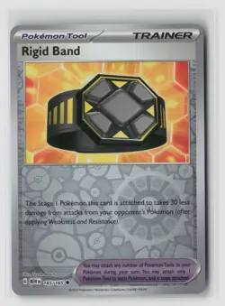 Rigid Band #165/165 Sv Scarlet & Violet 151 Uncommon Reverse Holo Pokemon TCG NM - Image 1