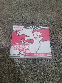 Pokemon White Flare ETB Elite Trainer Box TCG, New Sealed - Image 1