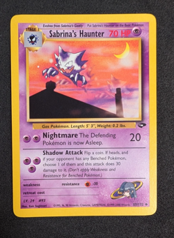 Sabrina's Haunter - Gym Challenge Unlimited 55/132 - Pokemon TCG (Vintage WoTC) - Image 4