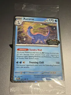 Aurorus 024/088 - Cosmo Holo - Pokemon Perfect Order Stamped Promo SEALED - Image 1