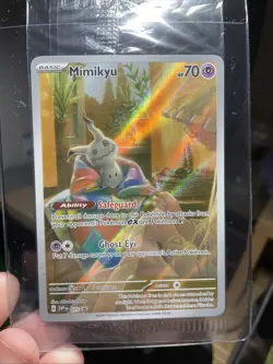 Pokemon Mimikyu SVP 075 Sealed *NM Paldean Fates Full Art Holo Black Star Promo - Image 3