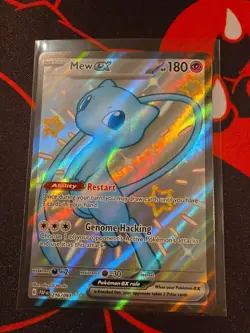 Pokemon TCG: Paldean Fates (216/091) Mew EX Full Art Shiny (NM) - Image 1