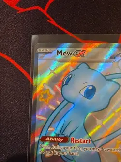 Pokemon TCG: Paldean Fates (216/091) Mew EX Full Art Shiny (NM) - Image 2
