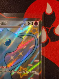 Pokemon TCG: Paldean Fates (216/091) Mew EX Full Art Shiny (NM) - Image 3