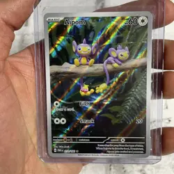 Pokemon - Aipom 211/182 Illustration Full Art Holo Rare Paradox Rift NM/MT TCG - Image 1