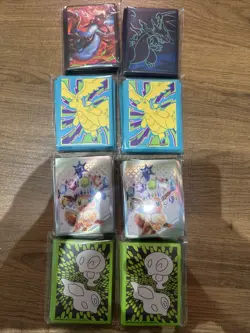 Pokemon ETB Sleeves Lot Of 8 Packs! - Charizard, Eevee,& More - Image 1
