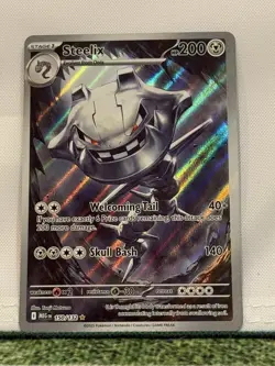 Steelix 150/132 Mega Evolution Pokemon TCG Illustration Rare Holo NM/M - Image 1