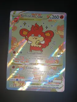 Pokemon TCG Simisear VSTAR GG37/GG70 Crown Zenith: Galarian Gallery NM 💎💎💎💎 - Image 2