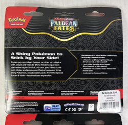 LOT 2X Pokemon Paldean Fates Tech Sticker Collection 3 Packs Maschiff + Fidough - Image 5