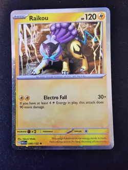 Raikou 48/132 - Mega Evolutions - Cosmos Holo - Pokemon TCG - (NM) - Image 1