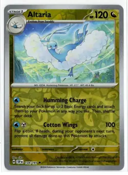 Pokemon Surging Sparks Reverse Holo 134/191 Altaria - Image 1