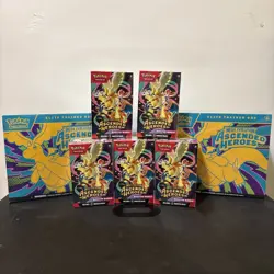 LOT OF 7 Pokemon Ascended Heroes ETB And Booster Bundle Haul - Image 1