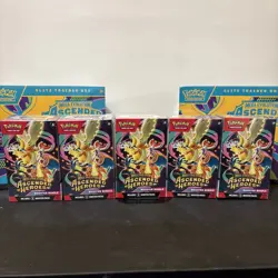 LOT OF 7 Pokemon Ascended Heroes ETB And Booster Bundle Haul - Image 2