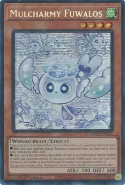 Yugioh! 2025 Mega Pack MULCHARMY FUWALOS MP25-EN102 NM Prismatic Secret Rare - Image 1