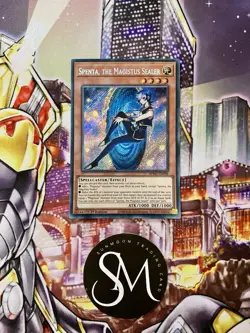 Spenta The Magitus Sealer Yu-gi-Oh! Secret Rare 1st Edition BRPO-EN098 English - Image 1