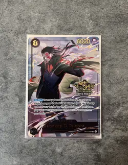 One Piece TCG Monkey D Dragon OP12-094 SR 3rd Anniversary English Version - Image 1