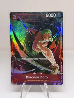 2023 One Piece Roronoa Zoro Gift Collection (Alt Art) ST01-013 Promo Foil Card - Image 1