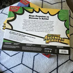 Pokemon TCG - Mega Evolution Ascended Heroes Meganium Mega EX Box New and Sealed - Image 2