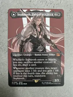 Sephiroth Fabled SOLDIER/Sephiroth One-Winged Angel ALT Final Fantasy NM ENG MTG - Image 1