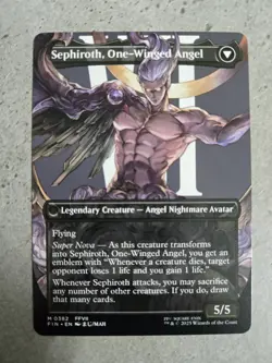Sephiroth Fabled SOLDIER/Sephiroth One-Winged Angel ALT Final Fantasy NM ENG MTG - Image 2