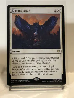 Dawn's Truce (Non-foil) Bloomburrow 0009 Rare MTG - Image 1