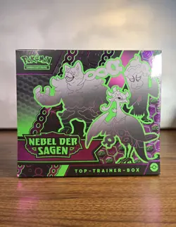 Pokemon Top Trainer Box ETB Karmesin & Purpur - Nebel der Sagen OVP & Versiegelt - Image 1