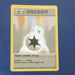 Pokemon Card - Double Colourless Energy - Base set - Image 1
