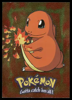 Charmander #63 Topps The First Movie Trading Cards Pokemon Moderately Played - Image 1
