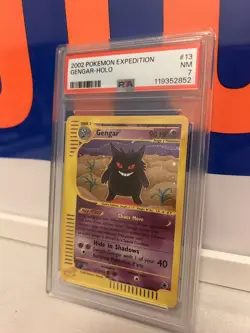 Pokemon Gengar Expedition Holo Rare #13 PSA 7 SWIRL 💫 - Image 4