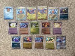 Pokemon TCG Mega Evo Phantasmal Flames EX & Reverse Holo Bundle - Image 1