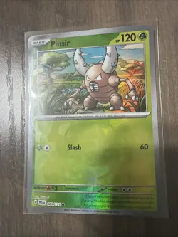 PINSIR 003/131 PRISMATIC EVOLUTIONS POKEMON (MASTER BALL HOLO, NM) - Image 1