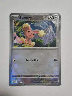Buneary (Master Ball Pattern) 083/131 Holo SV: Prismatic Evolutions Pokemon NM - Image 1