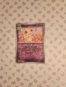 Alcremie 065/142 Reverse Holo Rare Sv07: Stellar Crown Pokemon TCG - Image 1