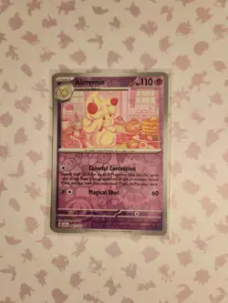 Alcremie 065/142 Reverse Holo Rare Sv07: Stellar Crown Pokemon TCG - Image 3