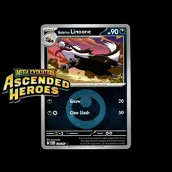 Pokemon TCG Glaraian Linoone 131/217 Ascended Heroes Energy Reverse Holo NM - Image 1