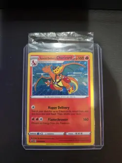 Pokemon TCG Special Delivery Charizard SWSH075 Holo Black Star Promo Sealed - Image 1
