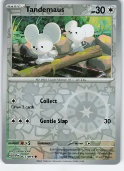 Tandemaus - 073/091 Common Reverse Holo SV: Paldean Fates NM Pokemon - Image 1