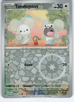 Tandemaus - 159/198 Reverse Holo SV01: Scarlet & Violet Base Set NM Pokemon - Image 1