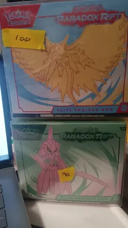Pokemon Paradox Rift Elite Trainer Box TCG box's - 187-87416 820650874161 - Image 1