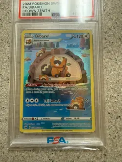 Pokemon PSA 10 Bibarel GG25/GG70 Full Art Crown Zenith. NEW CERT 08/25 - Image 2