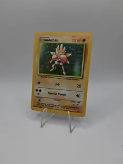 Hitmonchan 7/102 Holo Rare Unlimited WOTC Pokemon Base Set MP - Image 1
