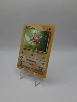 Hitmonchan 7/102 Holo Rare Unlimited WOTC Pokemon Base Set MP - Image 2