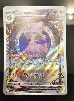 Pokemon TCG Mismagius 212/193 Sv02: Paldea Evolved Illustration Rare Holo - LP - Image 1