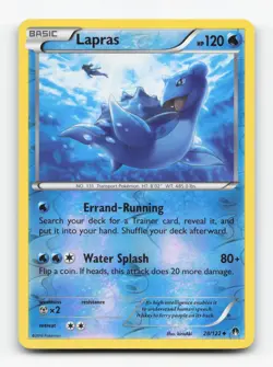 Pokemon TCG - Lapras 28/122 Lightly Played Uncommon BREAKpoint Reverse Holo - Image 1