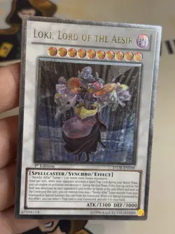 Loki Lord Of The Aesir Ultimate Rare 1st Edition STOR-EN039 YuGiOh! NM EURO - Image 2