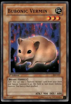 Bubonic Vermin PSV-057 Pharaoh's Servant Yu-Gi-Oh 1st Edition LP - Image 1