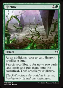 Harrow - Light Play MTG Duel Decks: Zendikar vs Eldrazi - Image 1